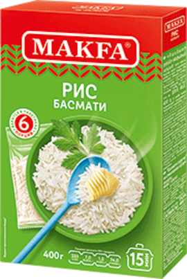Рис Басмати MAKFA в пакетиках