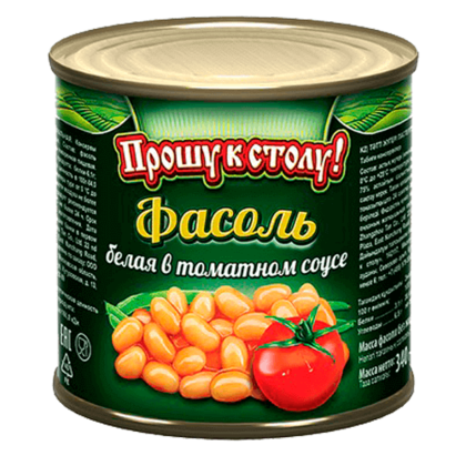 Фасоль белая в томатном соусе