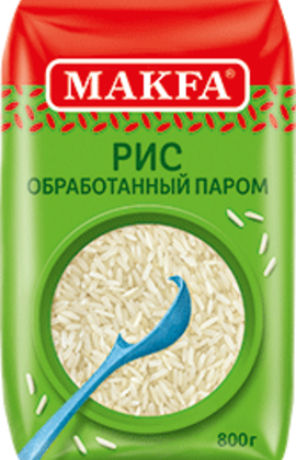 Рис длиннозерный обработанный паром MAKFA